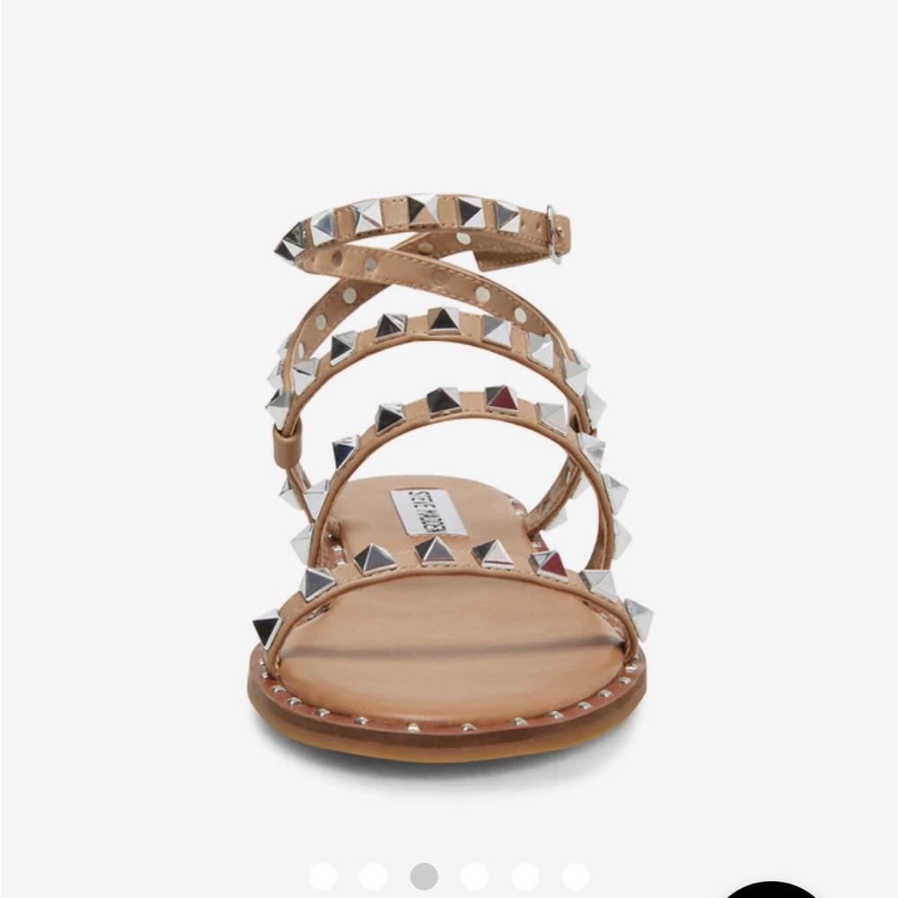 Steve Madden Travel tan skinny strap sandals